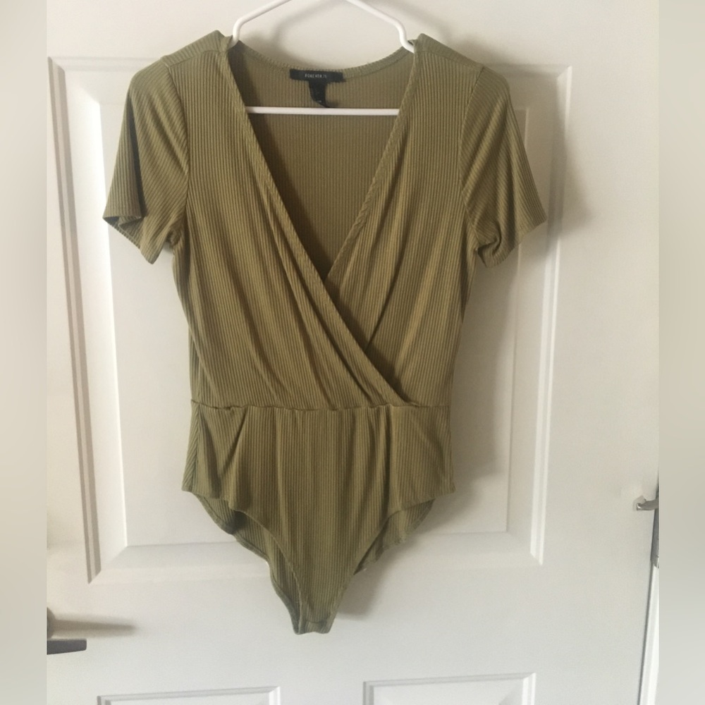 Olive green body suit from Forever 21 size L